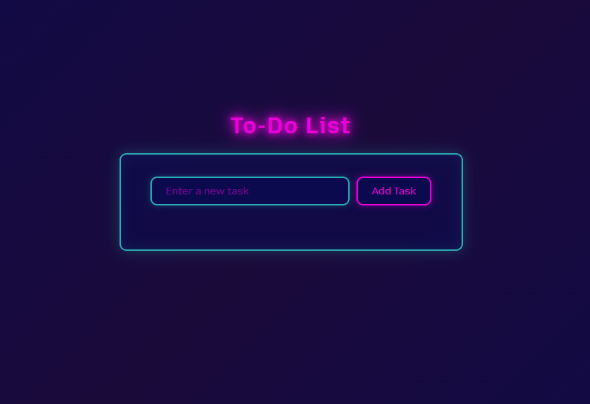 Picture of My To-Do List App